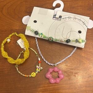 Urban outfitters colorful jewelry bundle NEW